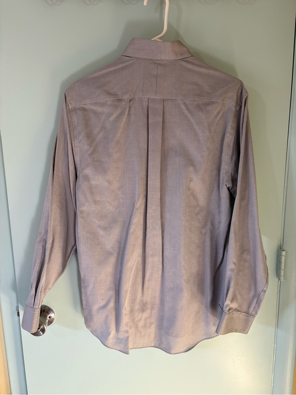 Jos. A. Bank Men's Long-Sleeve Button-Down Shirt - Light Gray - Picture 2 of 3